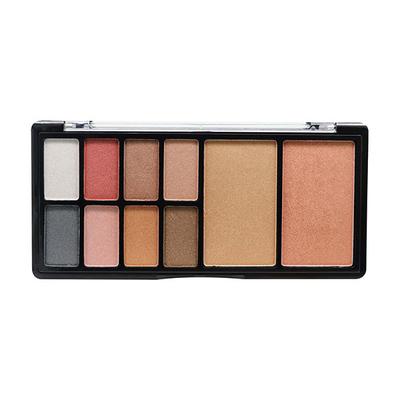 Half N Half 10 in 1 Eyeshadow & Highlighter MK-18 - 03 23gm - Face Palettes