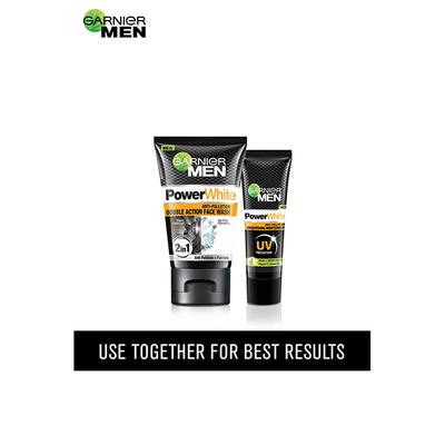 Garnier Men PowerWhite Anti-Pollution Brightening Moisturiser 20 gm - Face Moisturizers
