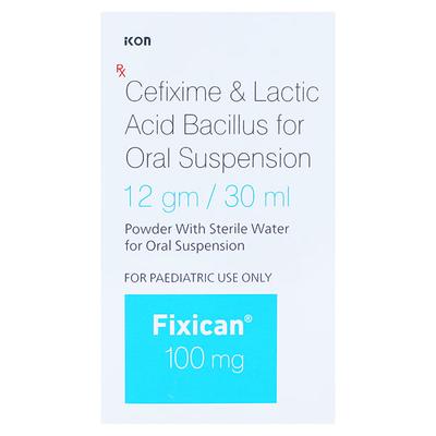 FIXICAN 100mg Oral Suspension 30ml - Bacterial Infections-Cep