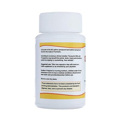 Chaitanya's Curcumin-95% Capsule 60's - Herbal Dietary Supplement