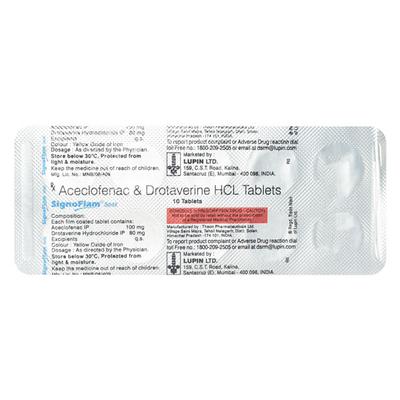 SIGNOFLAM SPAS Tablet 10's - Muscle Spasm-Ant