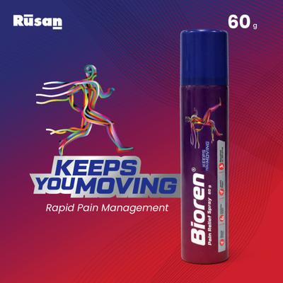 Rusan Bioren Pain Relief Spray 60g - Spray