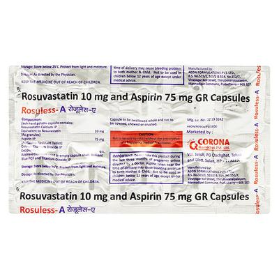 Rosuless A Capsule 10'S - High Cholesterol-Dys