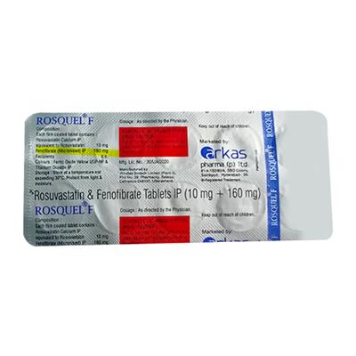 ROSQUEL F 10mg Tablet 10's - High Cholesterol-Dys