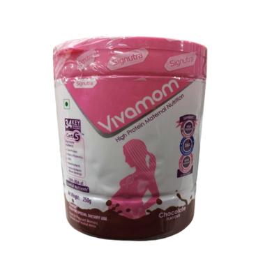 Vivamom High Protein Maternal Nutrition Supplement Powder - Chocolate Flavour (Jar) 250 g - Nutritional Supplements