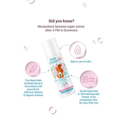 BabyChakra Mosquito Repellent Spray 100 gm - Mosquito Repellent