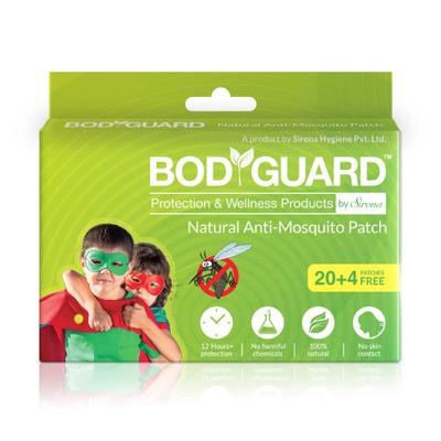 Bodyguard Premium Natural Anti Mosquito Patches - 24 patches 1's - Insect Repellents