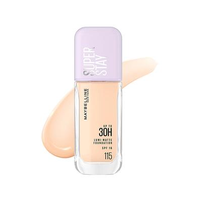 Maybelline New York Super Stay Lumi-Matte Liquid Foundation 30H Longwear Yet Light-As-Air, 115 35 ml - Foundation