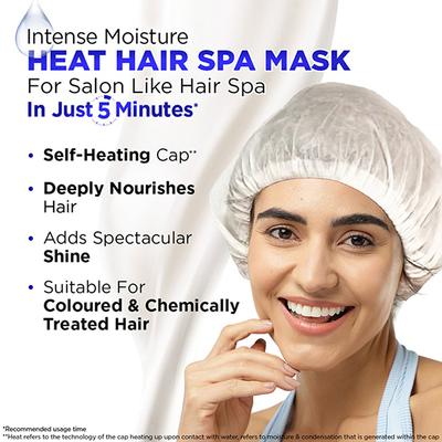 Bblunt Intense Moisture Heat Hair Spa Mask with Jojoba Oil and Vitamin E for Salon Like Hair Spa at Home 70 gm - Hair Masks & Packs