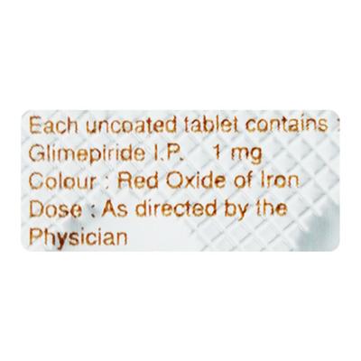 Azulix 1mg Tablet 10'S - Diabetes-Ant