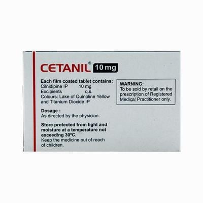 Cetanil 10mg Tablet 15'S - Hypertension-Cal