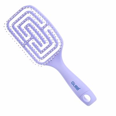 GUBB Paddle Vent Brush , Vented Hair Brush Broad (Lilac) - French Hues 1's - Hair Brushes