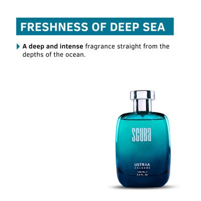 Ustraa Cologne for Men DEEP AND FRESH - Scuba 100 ml - Men Deodorants/Roll-Ons