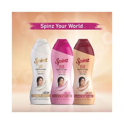 Spinz Bb Face Talc Radiant Pink 80 gm - Talcum Powders