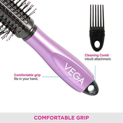 Vega Round Brush (E18 - RB) 130 gm - Hair Brushes