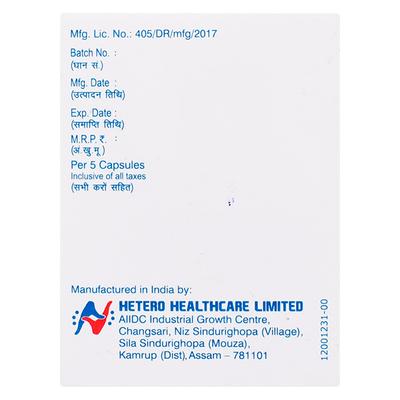 Temotero 100mg Capsule 5'S - Cancer Oncology-Cyt