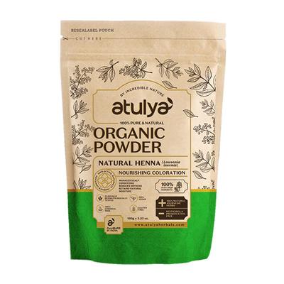 Atulya Organic Powder Natural Henna 100 gm - Powder