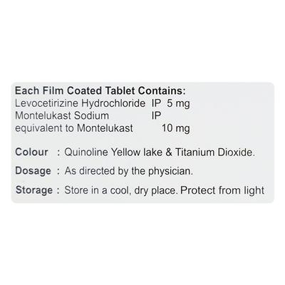 L Montus Tablet 15'S - Allergies-Ant
