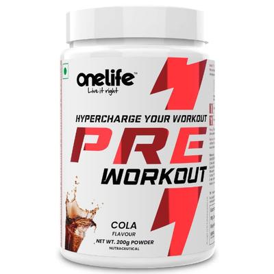 Onelife Preworkout Powder - Cola 200 gm - Workout Essentials