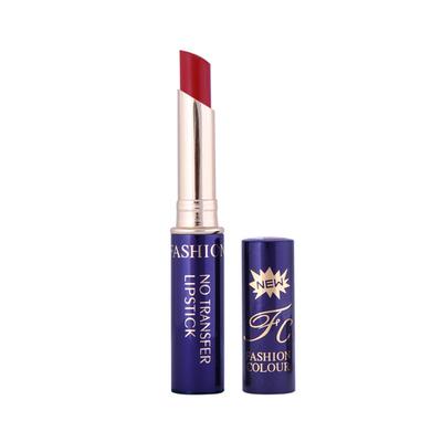 Fashion Colour Non - Transfer Matt Waterproof Lipstick, 55 Jazz Red 2.6 gm - Lipsticks