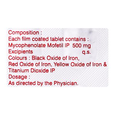 Mofilet 500mg Tablet 10'S - Auto Immune Disease-Imm