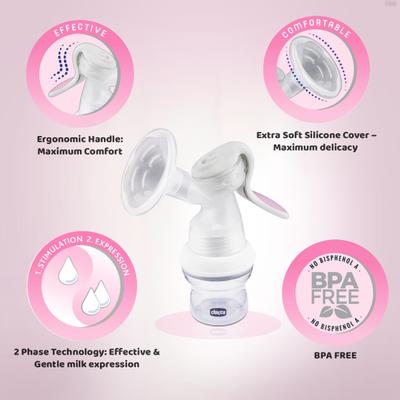Chicco Natural Feeling Manual Breast Pump - Breast Pump