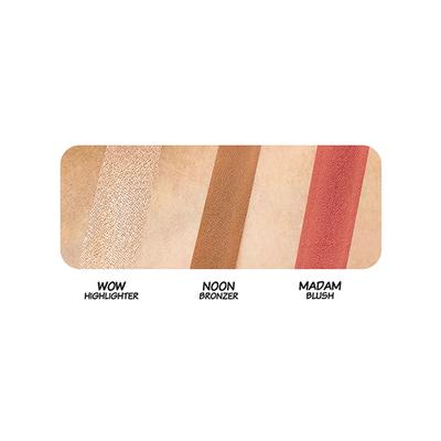theBalm cosmetics Double Crosser Trio Palette 8.5 gm - Face Palettes