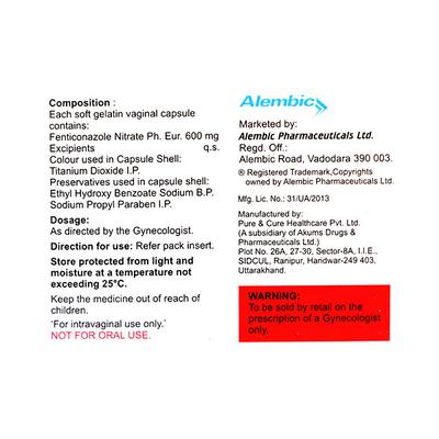 Mifenti Capsule 1'S - Fungal Infections-Anf