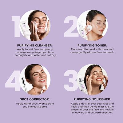 Kaya ADVANCED ACNE CARE kit's - Facial Kits
