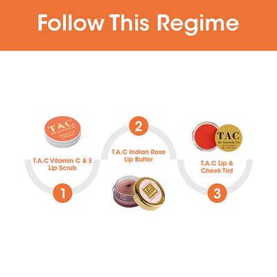 Buy TAC - The Ayurveda Co. Vitamin C Lip Scrub for Women and Men Enriched  with Vitamin E 20 gm Online at Discounted Price | Netmeds