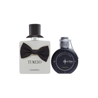 Maryaj Tuxedo EDP Spicy Woody Perfume And Maryaj Direction East EDP Citrus Spicy Perfume 200 ml - Men Perfumes (Edt/Edp)