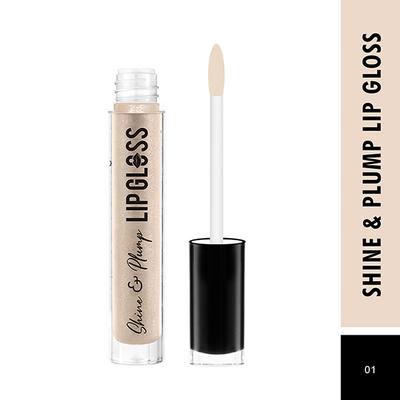 Swiss Beauty Shine and Plump Lip Gloss - (Shade-01) 4 ml - Lip Glosses