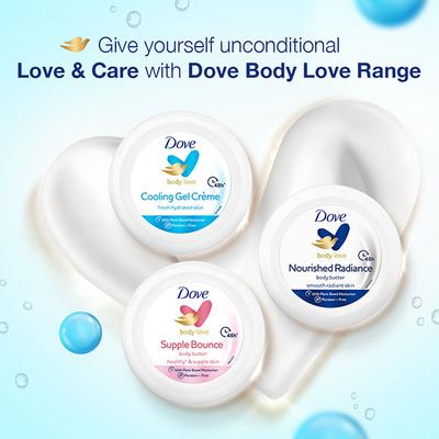Dove Body Love Cooling Gel Creme Paraben Free 48hrs Hydration 145 gm - Face Moisturizers