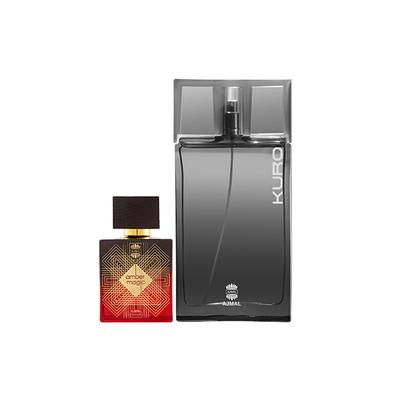 Ajmal Amber Magic EDP Spicy Aromatic Perfume And Kuro EDP Aromatic Spicy Perfume 190 ml - Men Perfumes (Edt/Edp)