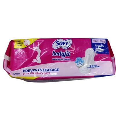 Sofy Bodyfit Deep Absorption Regular Pads 18's - Sanitary Napkins