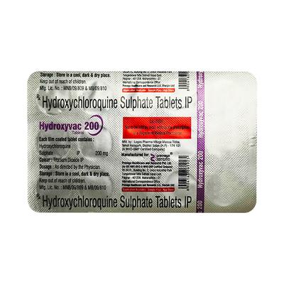 HYDROXYVAC 200 Tablet 15's - Malarial