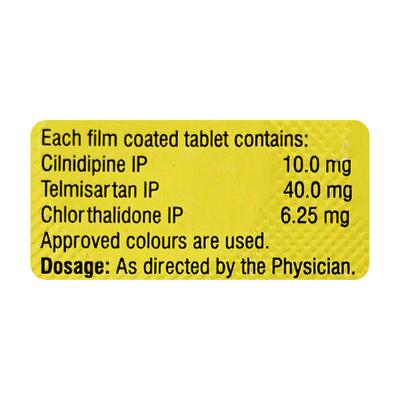 Telista Trio CL 6.25mg Tablet 10'S - Hypertension-Ang