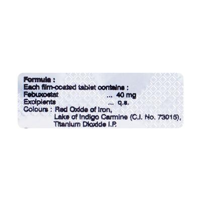 Foxstat 40mg Tablet 10'S - Gout