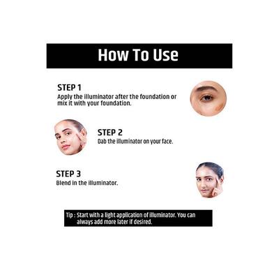 Insight Cosmetics Instant Glow Liquid Illuminator - Gold 18 ml - Highlighters & Illuminators