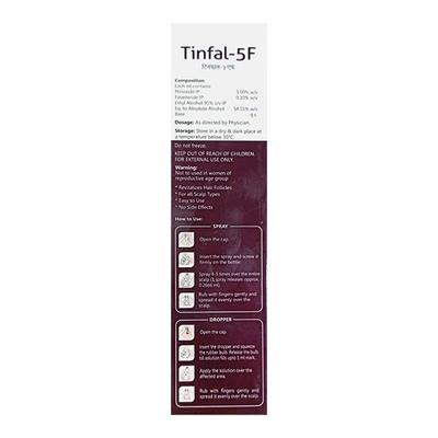TINFAL 5 F Topical Solution 60ml - Hair Loss-Oda
