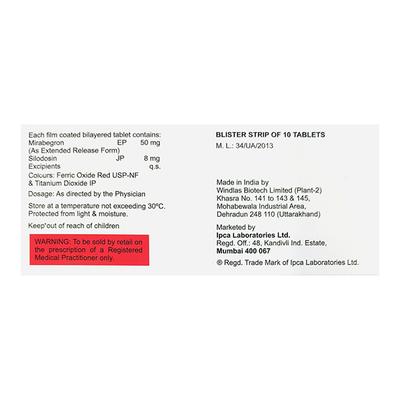 RAPILIF M 50 Tablet 10's - Bladder And Prostate Disorders-Dru