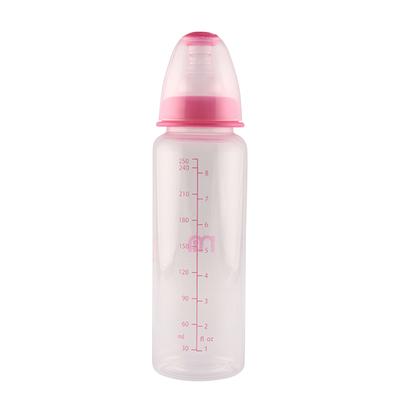 Mothercare Narrow Neck Bottle - Pink 250 ml - Feeding & Nursing