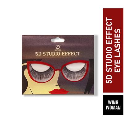 Matt Look 5D Studio Effect Luxury Eyelashes Collection with Strong Adhesive, 01 Wing Woman 1's - Eyelashes