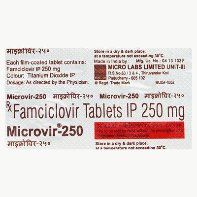 Microvir 250mg Tablet 3'S - Viral infections-Ant