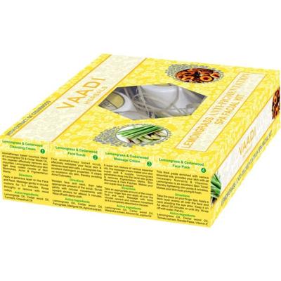 Vaadi Herbals Lemongrass Anti-Pigmentation SPA Facial Kit With Cedarwood Extract 70 gm - Facial Kits