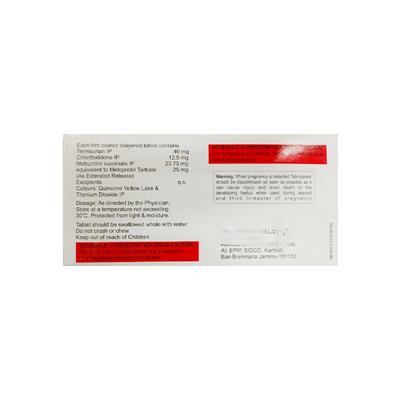 CTD MT 12.5/25/40 Tablet 10's - Hypertension-Ana