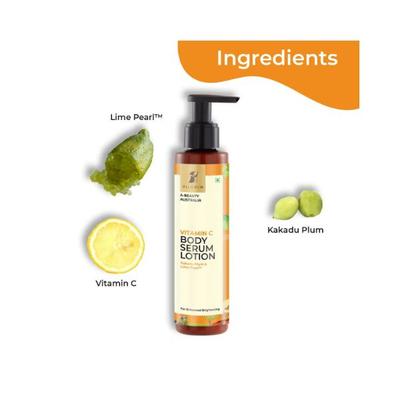 Pilgrim VITAMIN C BODY SERUM LOTIONKakadu Plum & Lime Pearl For Brightening & De-Tan 150 ml - Lotions & Creams
