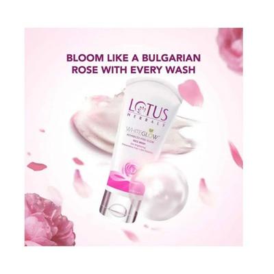 Lotus Herbals Whiteglow Advanced Pink Glow Face Wash 100 Gm - Face Wash & Cleansers