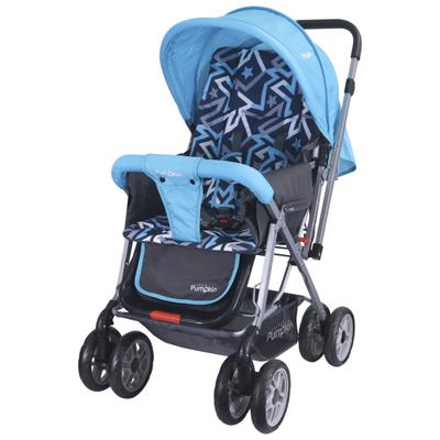 Kiddie Kingdom Stroller Stroller - Black & Blue 1's - Baby Safety