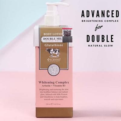 Scentio Double Milk Triple White Organic Body Lotion 250 ml - Lotions & Creams